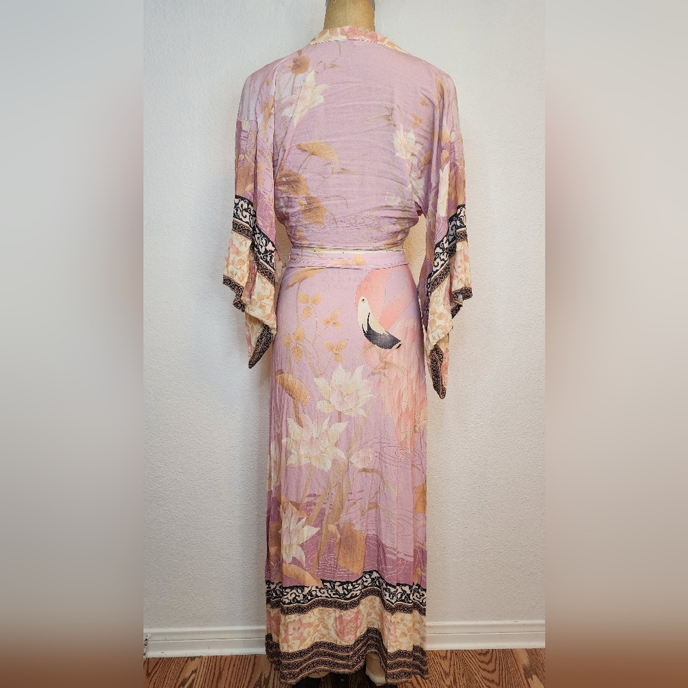 Spell & The Gypsy Pink Cherry Blossom Kimono Set - Picture 10 of 14